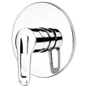 Foreno Chrome Espree Loop Lever Shower Mixer