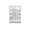 Elegant Collections Silver 60cm Mirror Clock