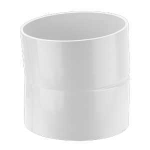 Holman 150mm 5° Female And Female PVC DWV Plain Bend