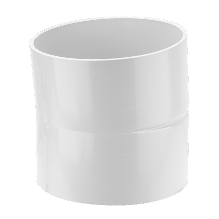 Holman 150mm 5° Female And Female PVC DWV Plain Bend