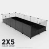 Ozzy Cages Medium C&C Enclosure - Clear Sided - Black