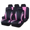 Catzon Car Seat Covers Full Set Vehicle Front And Rear Seat Protectors For Suvs Trucks-pink