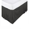 Kingdom Box Pleated Valance Black - King