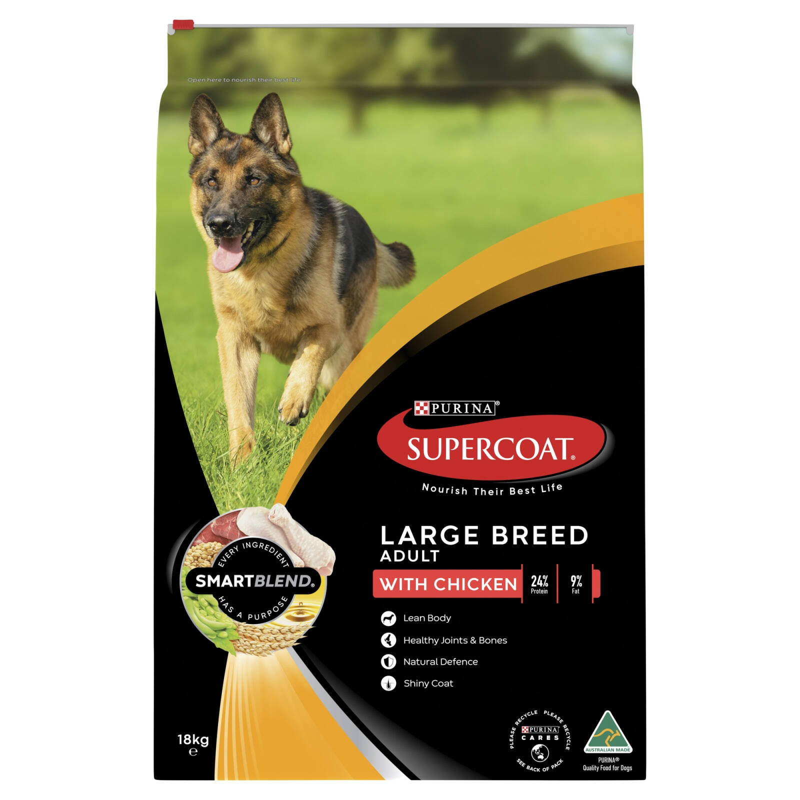 Supercoat 18kg Chicken Large Adult Dog Dry Food Bunnings Australia