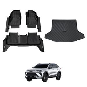 AUSGO Floor Mats & Boot Liner Set For Haval H6GT B03 Series 2022-Onwards Car Floor Liners Cargo Mat