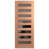 Hume 2040 x 820 x 40mm Entrance Door SPM Savoy Grey Tint Glass XS28
