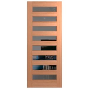 Hume 2040 x 820 x 40mm Entrance Door SPM Savoy Grey Tint Glass XS28