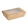 Fiesta Salad Box With Pet Window Recyclable Kraft 700ml 200 Pack