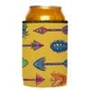 Stubbyz Yellow Boho Arrows Stubby Cooler