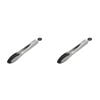 2PK Ecology Provisions Silicone Edge Food Grilling Tongs 22cm