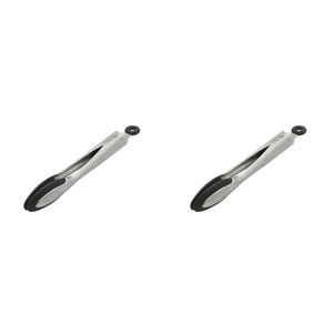 2PK Ecology Provisions Silicone Edge Food Grilling Tongs 22cm