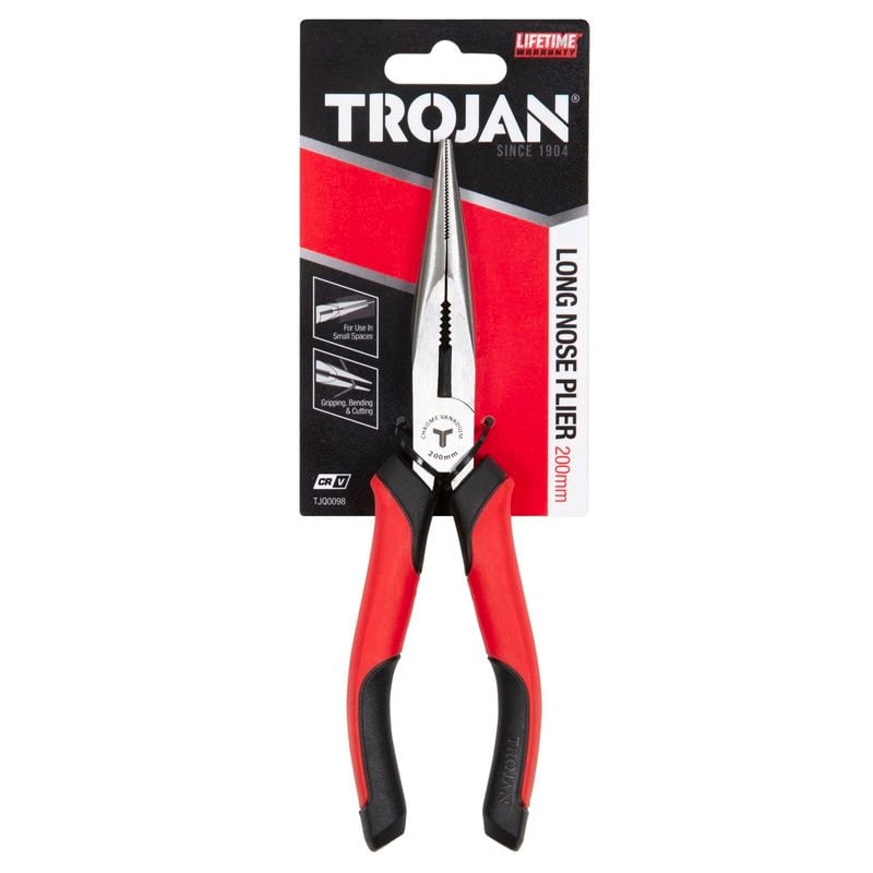 Trojan 200mm Long Nose Plier
