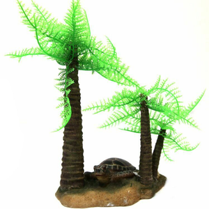 Reptile One Hermit Crab Palm Tree w/ Tortoise (24354)