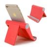 Foldable Desk Phone Tablet Stand Adjustable Universal Holder (Red)