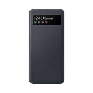 Samsung Galaxy A42 5G S View Wallet Cover Case - Black