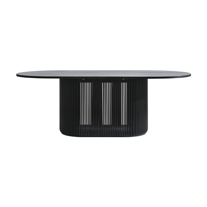 Arvin 220cm Ovan Dining Table Black