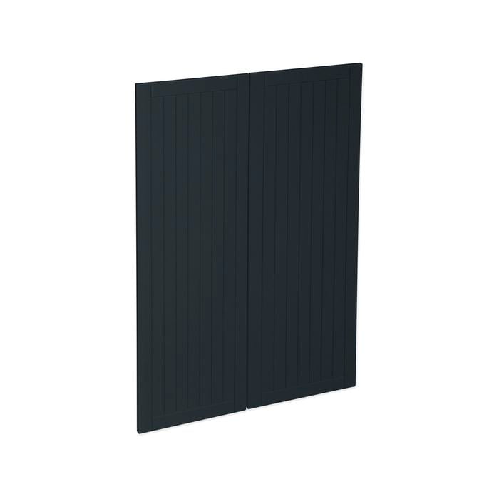 Kaboodle 900mm Poppy Seed Medium Country Pantry Doors - 2 Pack