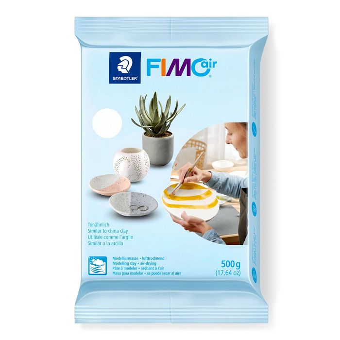Staedtler 500g White FIMOair Air-Drying Modelling Clay