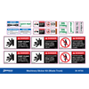 Pinnacle Waste Truck Machinery Sticker Kit