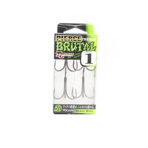 Ryugi Pierce HPB074 Pierce Treble Brutal Heavy Duty Fishing Hook 1
