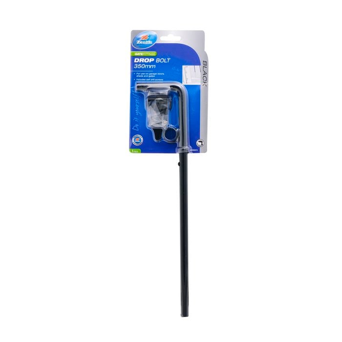 Zenith Drop Bolt 350mm Black