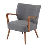 Academy Darcy Armchair Grey 66.5x73.5x81.5cm