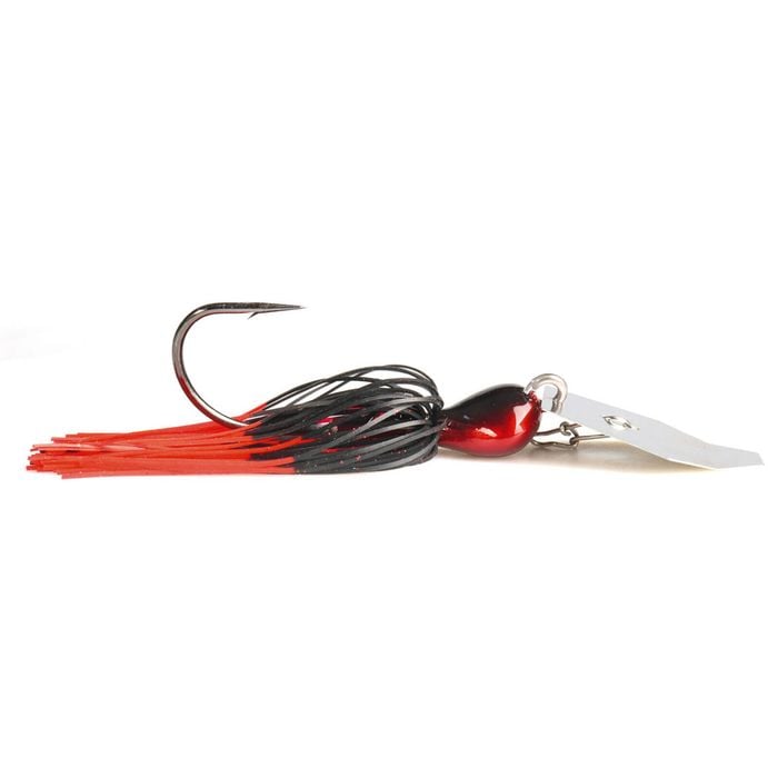 Zman 1/2oz Chatterbait Big Blade Skirted Jig Lure - Bloody Nightmare