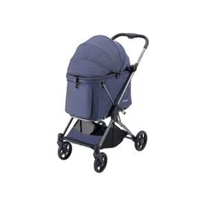 Ibiyaya Maxi Deep Carriage Pet Stroller For Dogs/cats W/sunshade Royal Blue