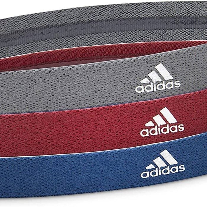 3pcs Adidas Sports Headband Hair Bands Gym Training Fitness Yoga Grey/Blue/Burgundy