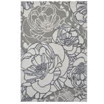 Floral Handmade Wool Rug-Botanical 6365-Silver Multi-110x160cm