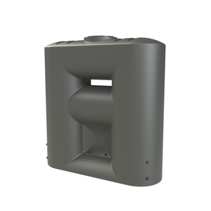 Melro Tanks 2000L Slate Grey Slimline 2060 Poly Water Tank