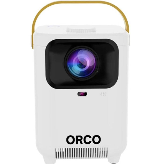 Veloreo Smart Mini Projector 8000 Lumens Android 11 Wi-Fi 6 Bluetooth Portable Projector with Auto Keystone (4K Supported)