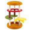 Costway Cat Tree Hamburger-theme Kitty Tower Pet House Scratching Posts