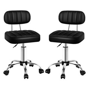 ALFORDSON Salon Stools Black 2X