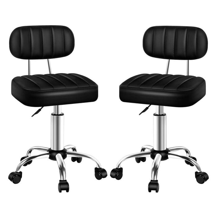 ALFORDSON Salon Stools Black 2X