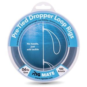 Rig Mate Pre Tied Dropper Loop Paternoster Monofilament Leader 6lb (100 Knots)
