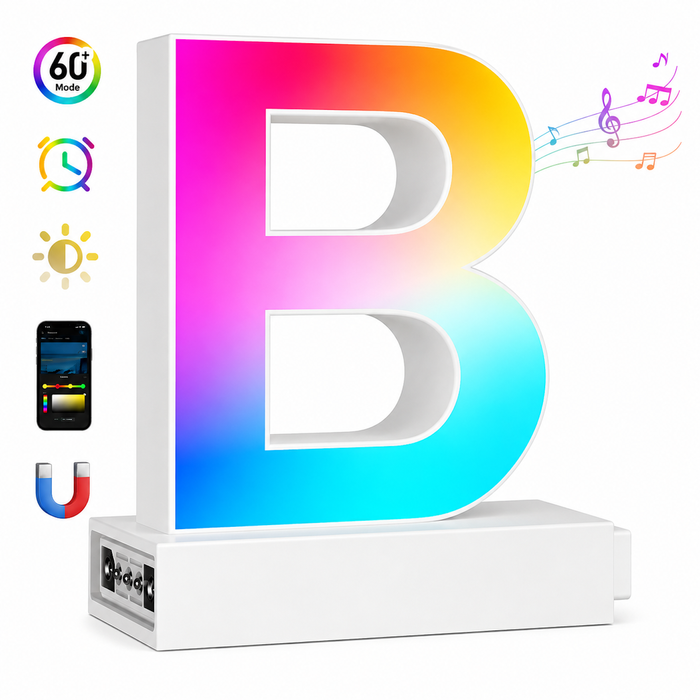MAGNETIC LED LIGHT LETTER B