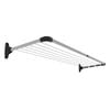 Daytek Slim Fold Down Clothesline - Mercury Silver