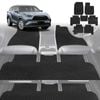 6D Diamond Car Floor Mats for Toyota Kluger 2021-Current-Ultimate Set-Black-Outback GT