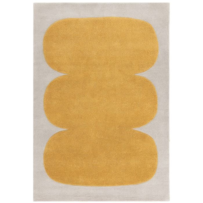 The Rug Connection Asiatic Sculpt Gold 290x200cm - Large Hand Tufted Wool Indoor Floor Rug
