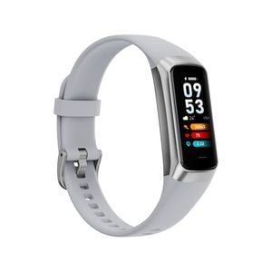 Todo Bluetooth Fitness Tracker Smart Watch Body Thermometer Temperature Bpm Monitor - Silver