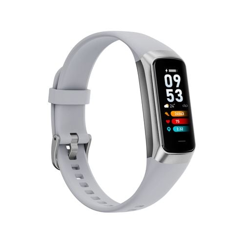 Todo Bluetooth Fitness Tracker Smart Watch Body Thermometer Temperature Bpm Monitor Silver Bunnings Australia