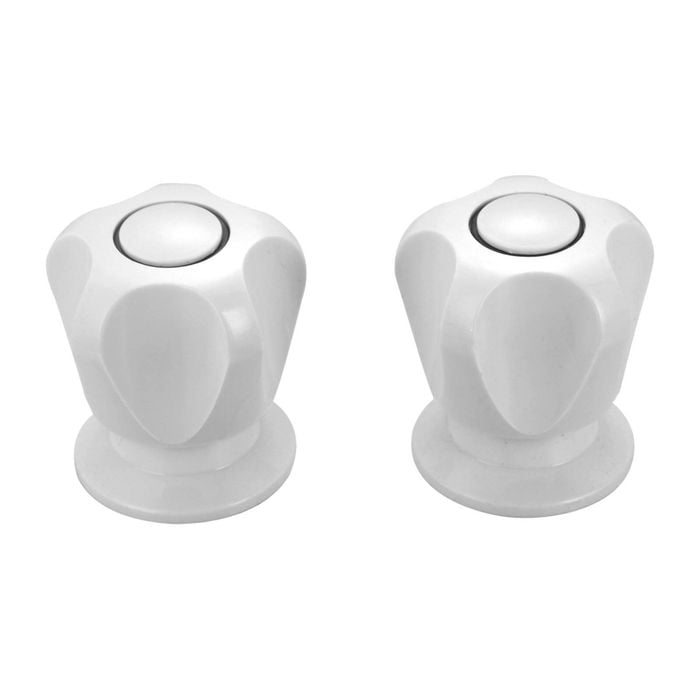 Shaw & Mason White Classic Style Basin Top Assembly - Pair