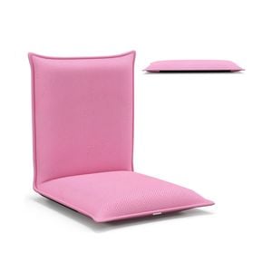Costway Lazy Sofa Bed Floor Chair Foldable Floor Chair W/reclining Function Pink