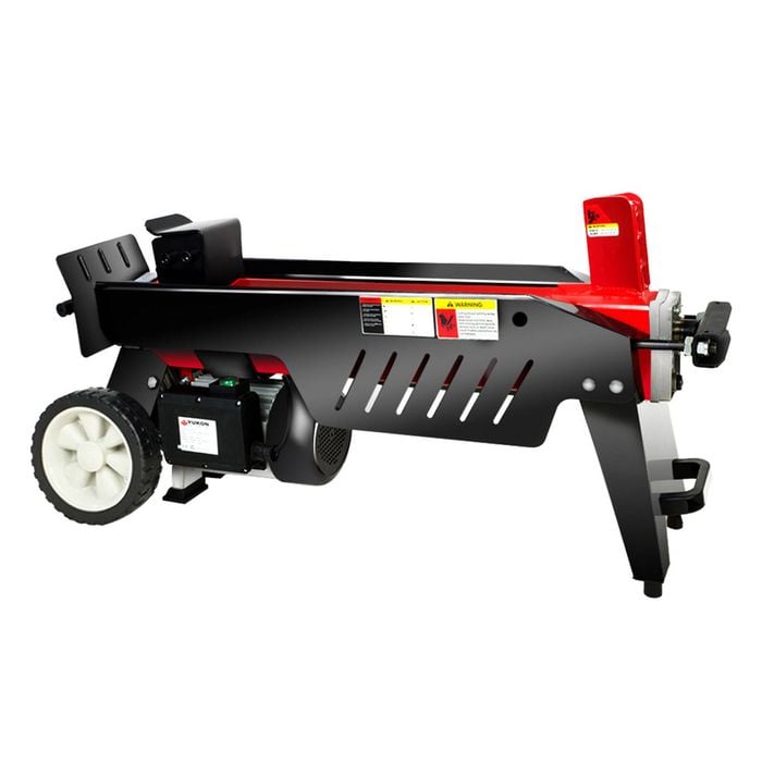 Yukon 7 Tonne 2000W Electric Hydraulic Log Splitter Wood Cutter with Side Protectors