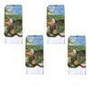 Just Comfort Set of 4 Microfibre Printed Tea Towels Herbs