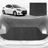 6D Diamond Car Boot Mat for Toyota Yaris 2011-2020-Cargo Mat-Black-Outback GT