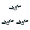 3x 2pc Standard Spring Collars For 28mm Weight Handle Bar Pair