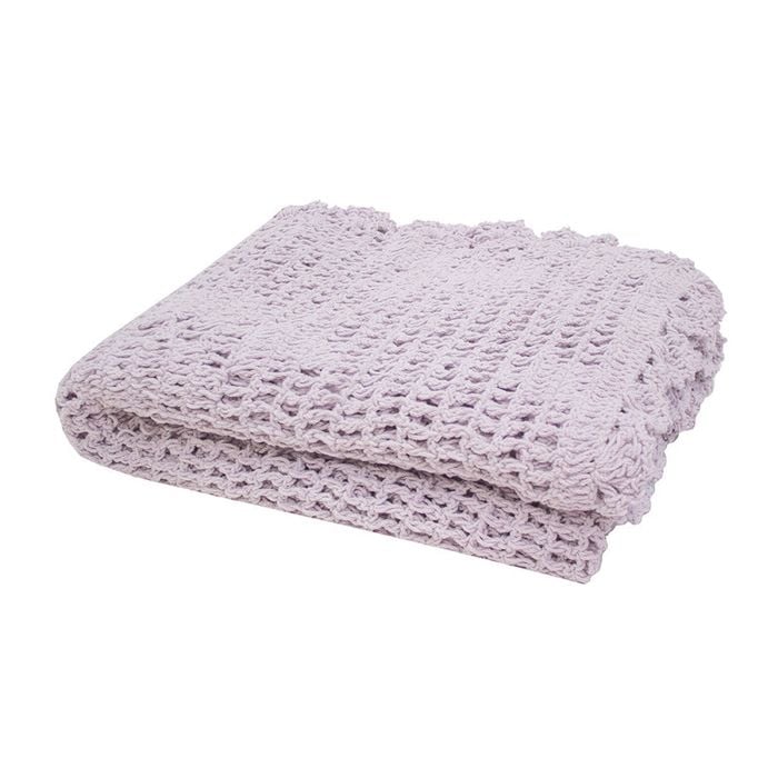 Bambury Callista Throw - Lilac