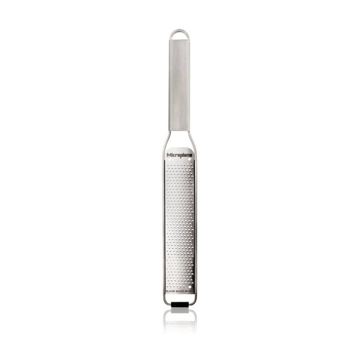 Microplane Professional Citrus Zester Handheld Grater Stainless Steel Silver